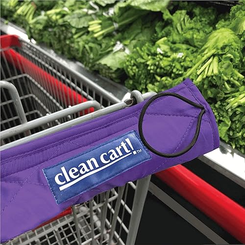 Miniatura 2 de Funda segura para mango de carrito de compras, colores brillantes, paquete de 3