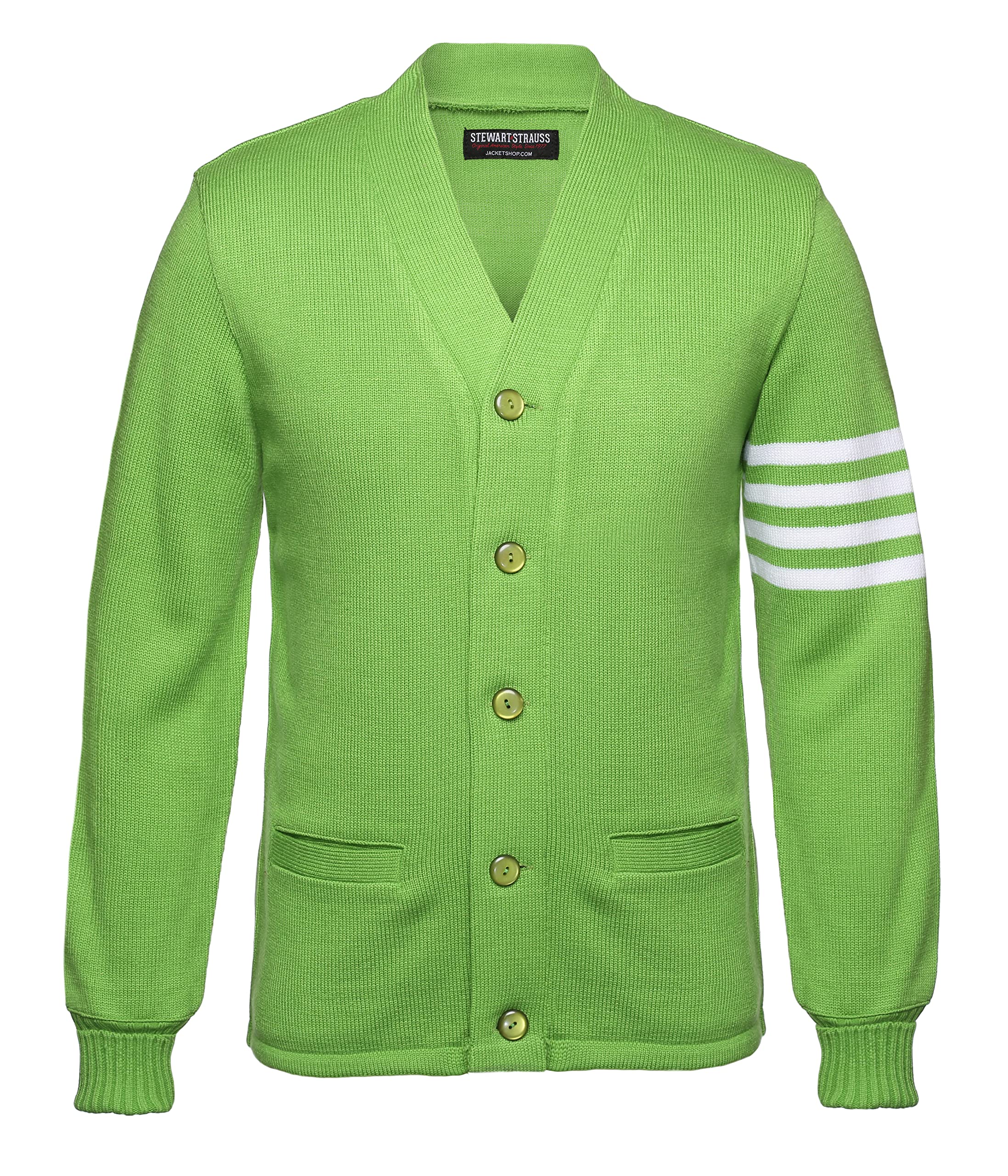 Stewart &amp; Strauss Cardigan Varsity Letter Sweater