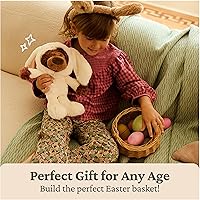 Vista 4 de GUND Philbin Bunny - Oso de peluche prémium con disfraz de conejo de Pascua, animal de peluche para edades de 0 años en adelante, 10 pulgadas