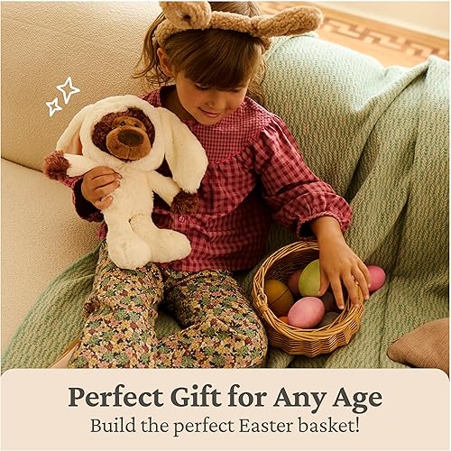 Miniatura 4 de GUND Philbin Bunny - Oso de peluche prémium con disfraz de conejo de Pascua, animal de peluche para edades de 0 años en adelante, 10 pulgadas
