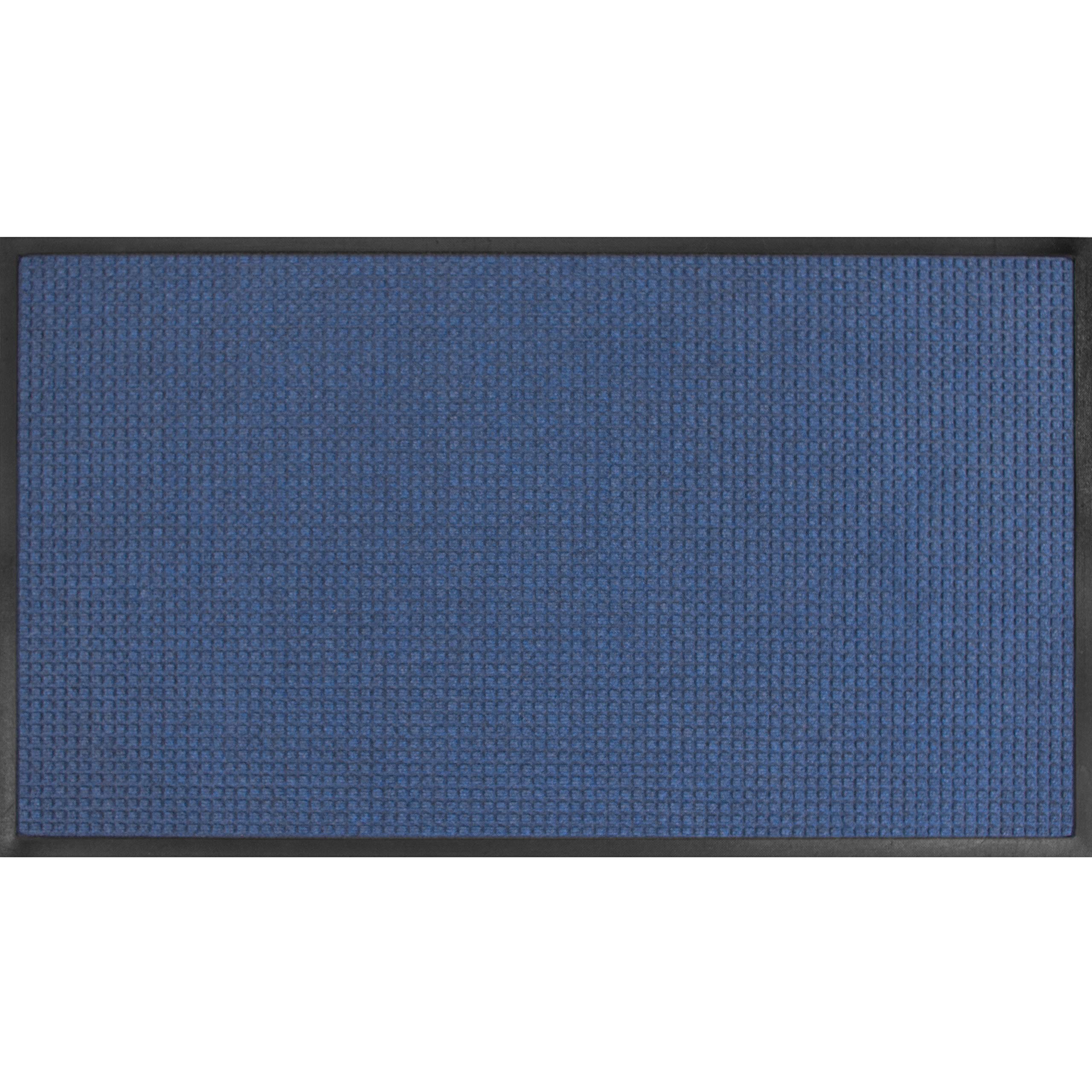 Apache Mills BESX Absorba Door mat, Blue, 3' x 5' (Rectangular)
