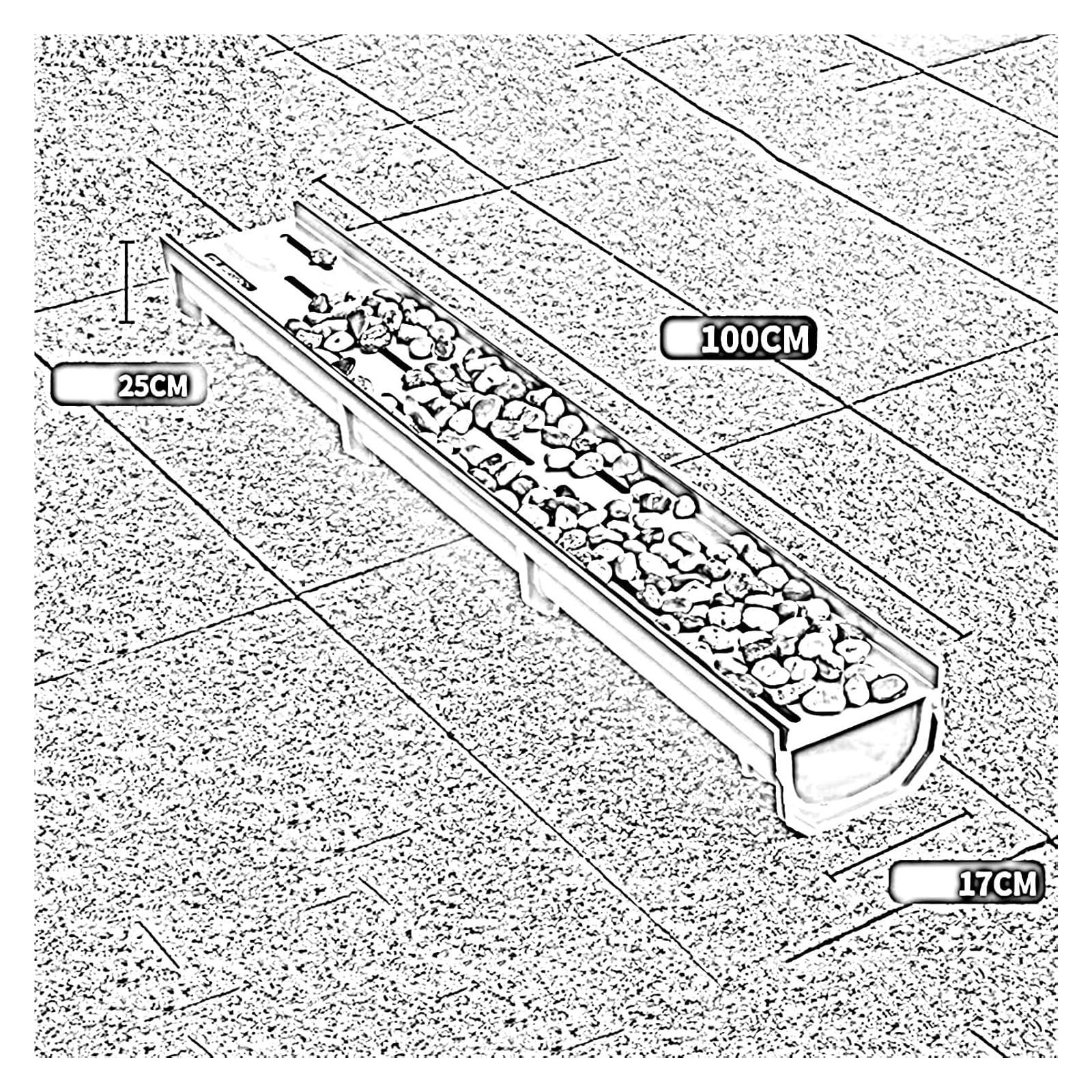 Stainless Steel Trench Drain Kit