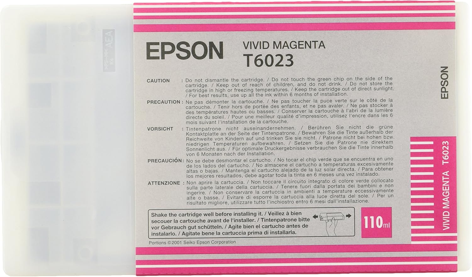 Epson T6023 - Print cartridge - 1 x vivid magenta