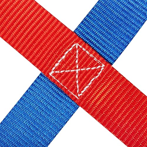 Vista 12 de Red de escalada para niños al aire libre, red de carga de escalada, accesorios para patio de recreo, juego de columpios de red de escalada para Azul