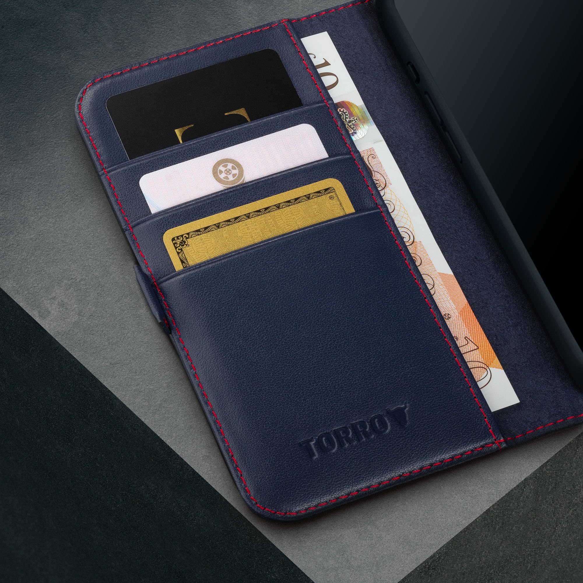 TORRO Leather Case Compatible with iPhone 16 Pro Max - Image 4