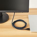 Amazon Basics Haute vitesse HDMI Câble (18Gbps, 4K/60Hz) - 6 Pieds, boîte de 5, Broyage en nylon