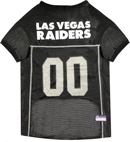 Miniatura 12 de Camiseta para perro de los New Orleans Saints, de la NFL, talla: L, el mejor atuendo de camiseta de fútbol americano para perros o gatos