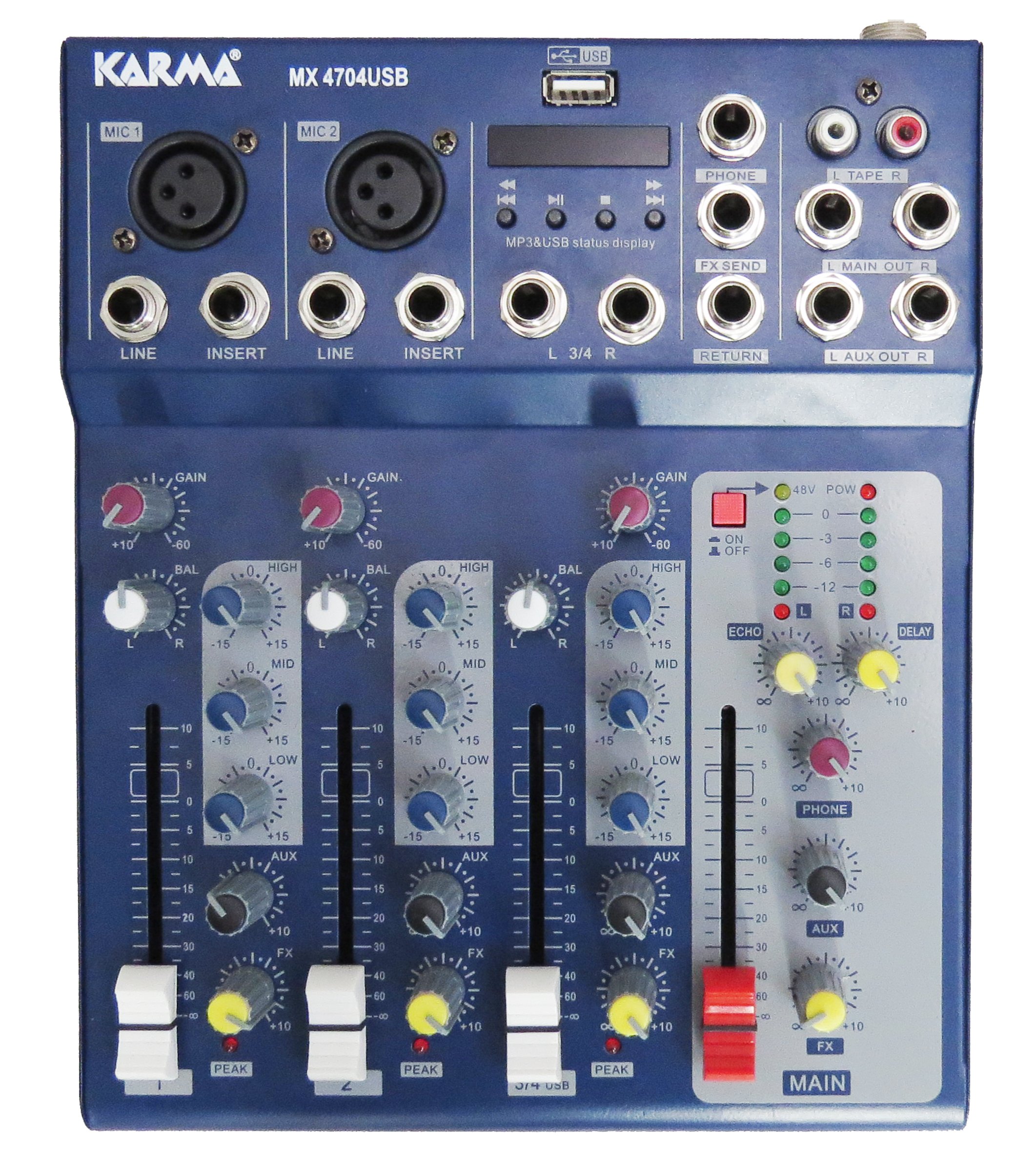 Karma Italiana MX 4704USB DJ console