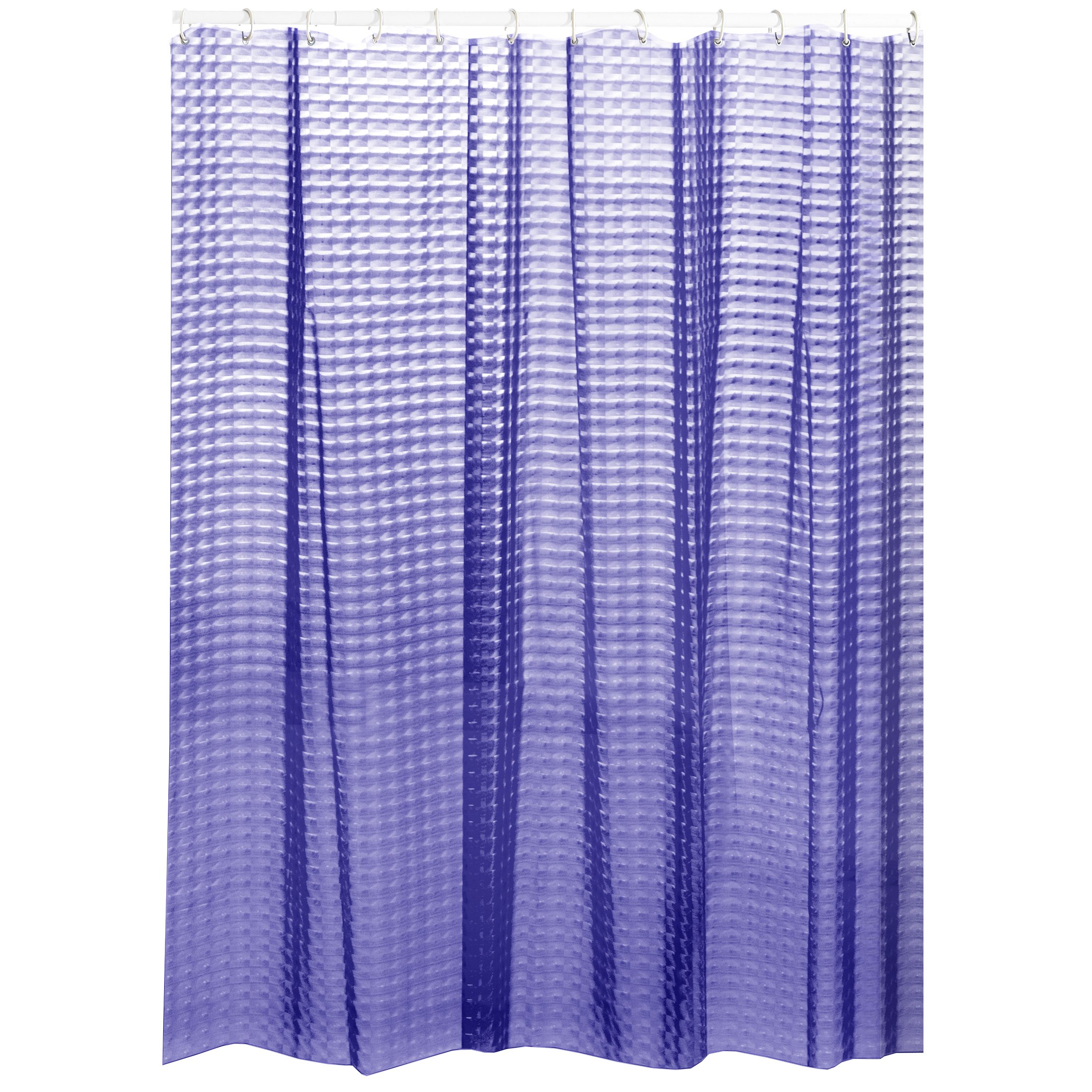 MSV "Premium Eva Violet Shower Curtain, Multi-Colour, 180 x 200 cm, W 7.9" x L 11.8" (1 Panels)