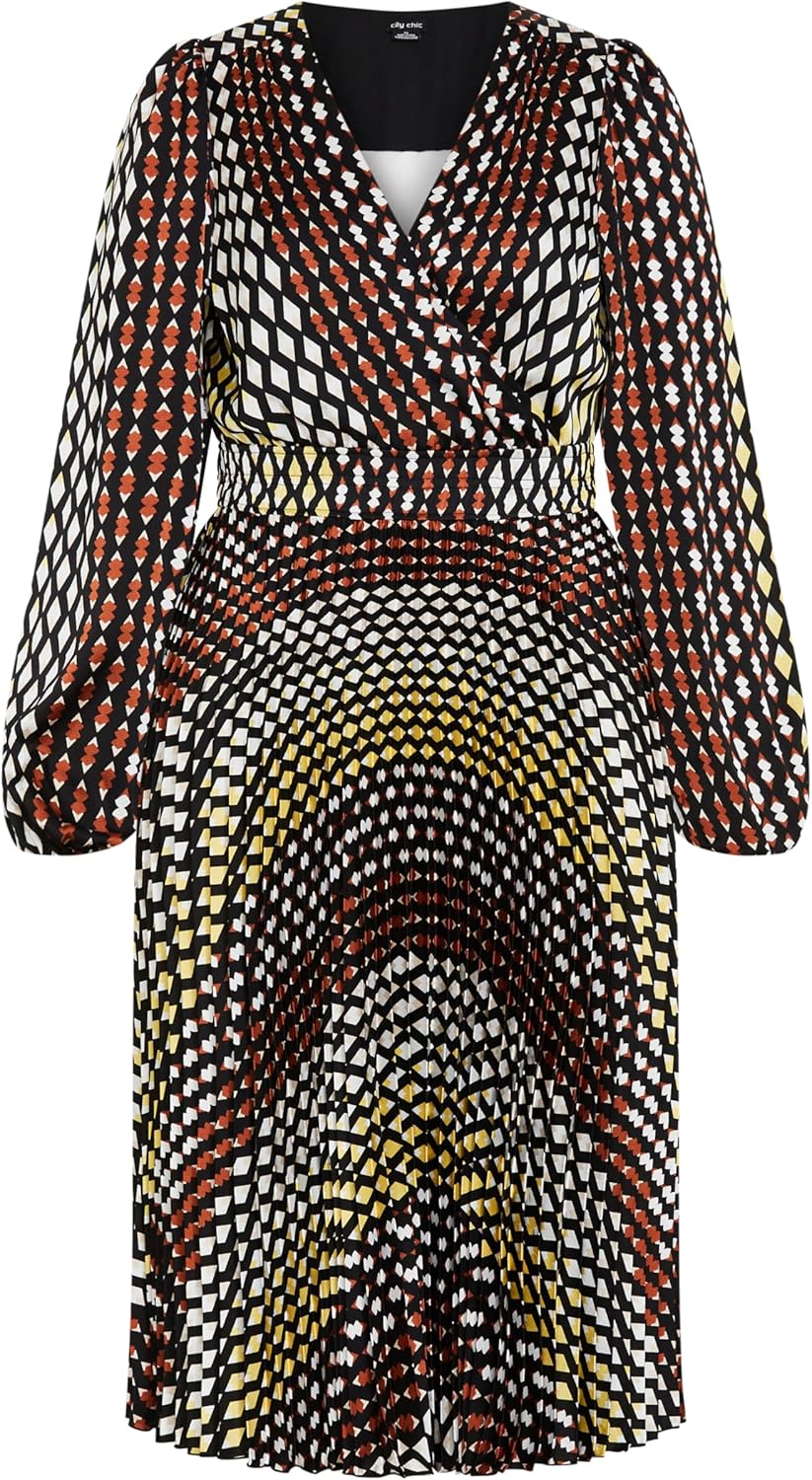 City Chic Womens Dress - Jen Print - Image 4