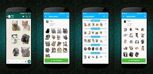 Cats and Dogs Stickers For Whatsapp