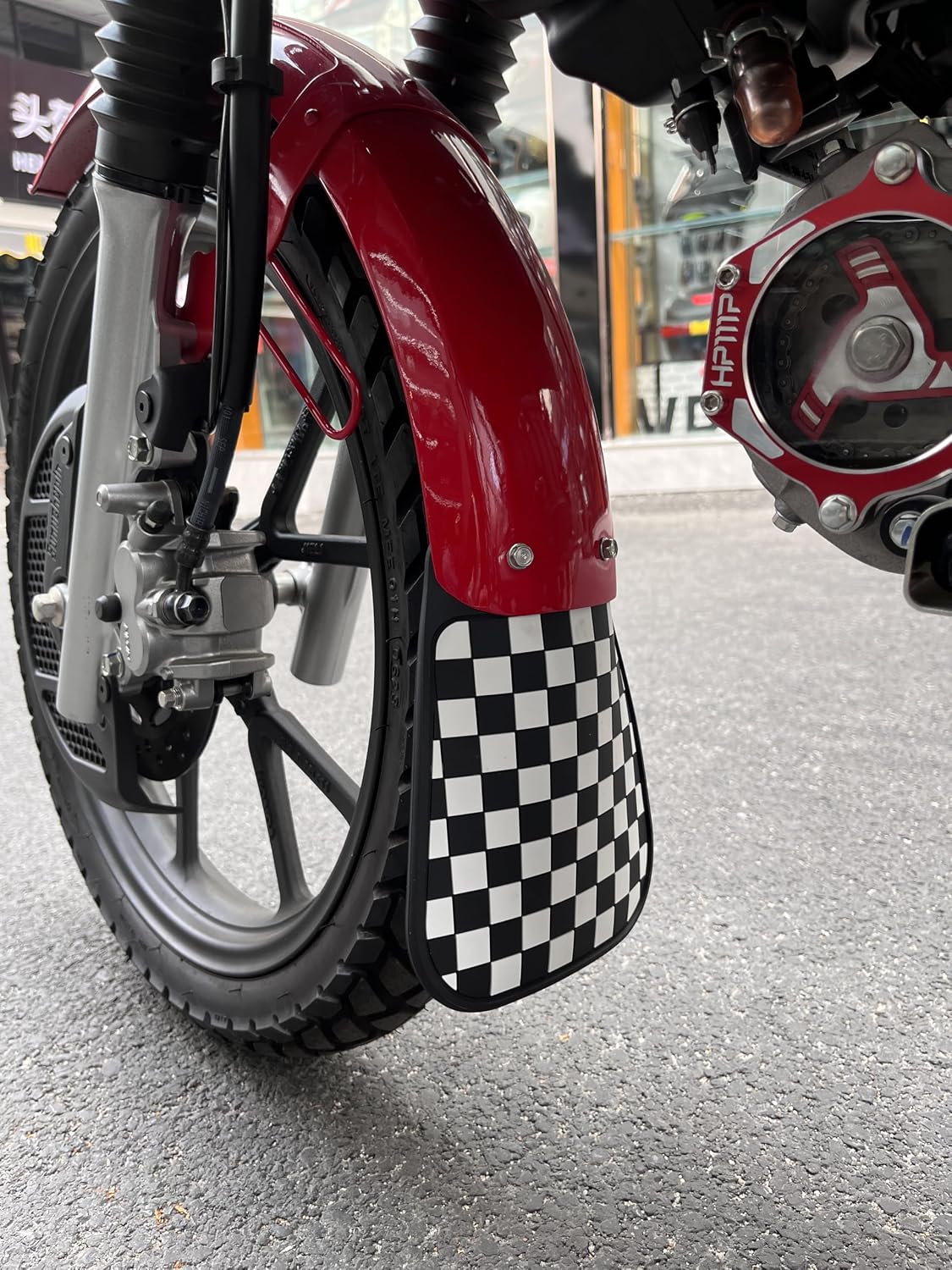 Motorcycle Rubber Front Extended Mudguard Trim Fender Cover For Cross Cub CC110 2023-2024