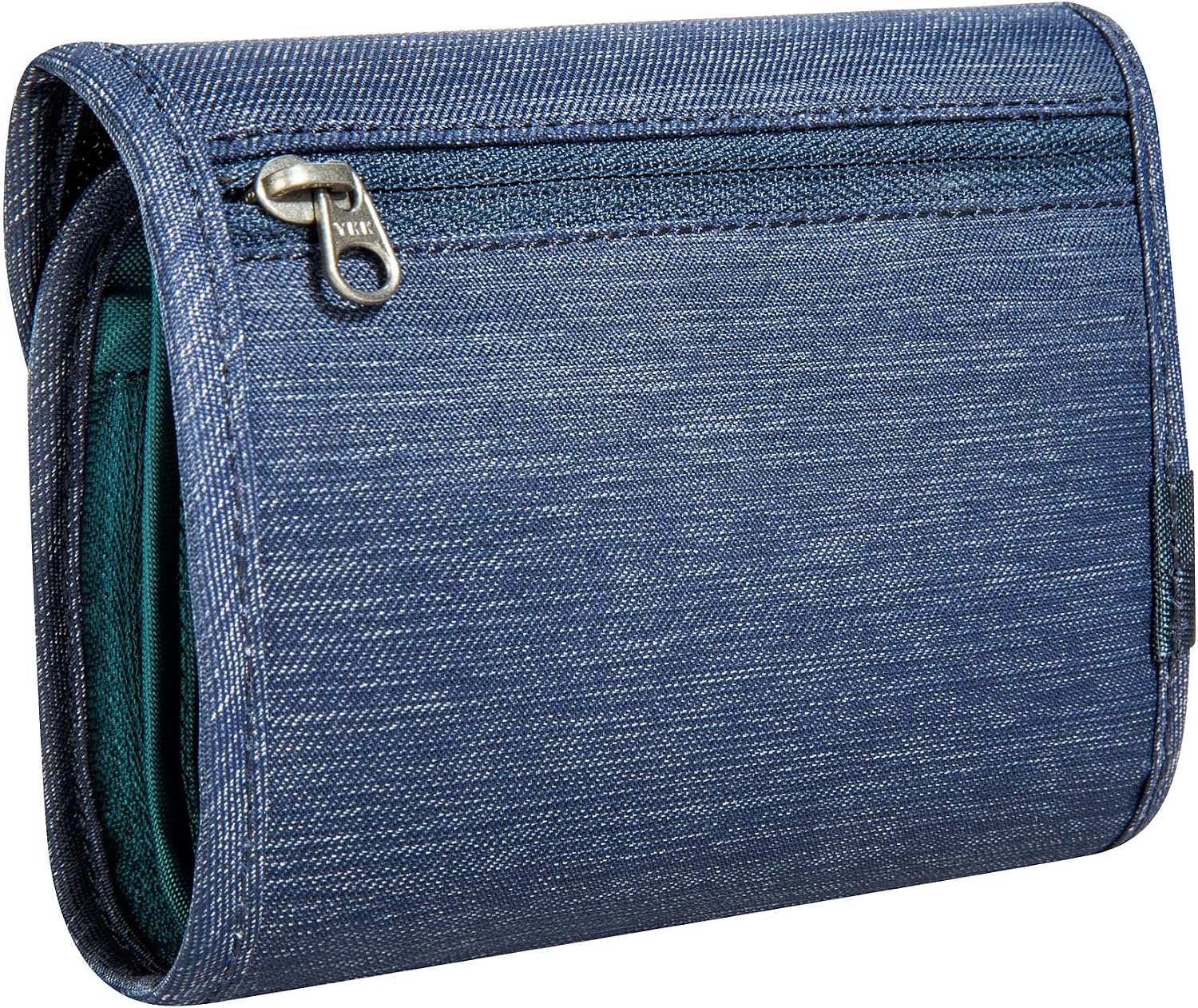 Tatonka Euro Wallet - Velcro Wallet with 5 Credit Card Slots, Note Compartment and Zip Compartment for Coins - 10 x 14 x 2 cm - Navy - Image 3