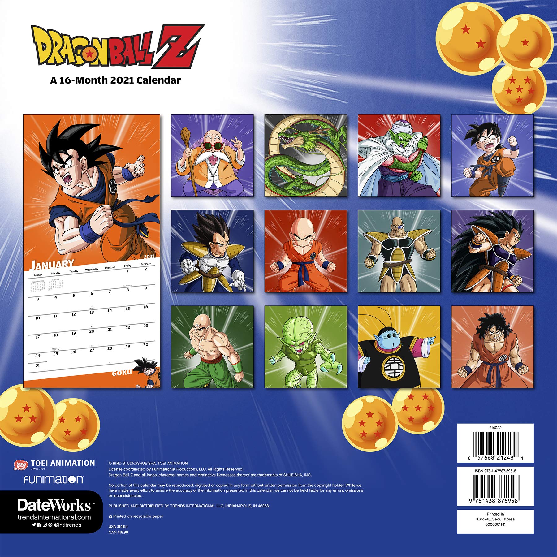 Dragon Ball Z 21 Calendar Trends Amazon Fr Livres Dragon Ball Z 21 Calendar Trends Amazon Fr Livres
