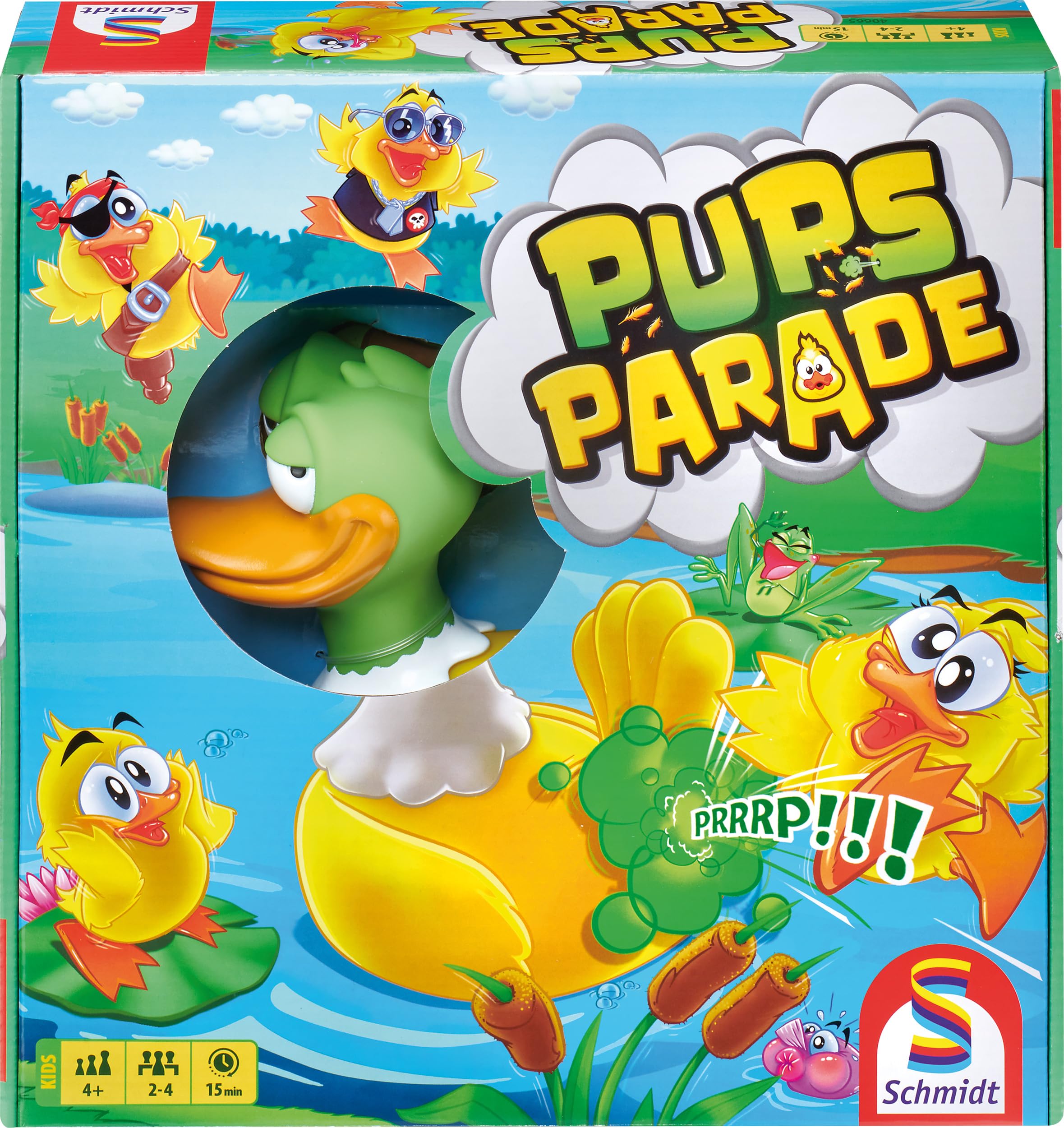 Schmidt Spiele 40665 Pupsparade, Kinderspiel, Actionspiel ab 4 Jahren