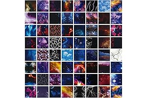 5 Rolls of Unique Space&Lighting Hydrodipping Film for Stunning Water Transfer Printing