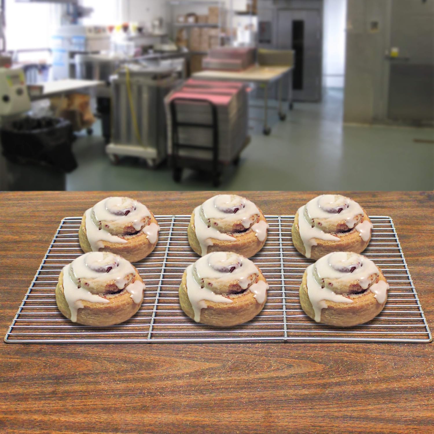 Icing/Cooling Rack, 17'' X 25'', Chrome-Plated