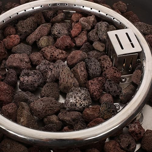 Miniatura 7 de Christopher Knight Home Archie Outdoor - Fogata cuadrada de 40,000 BTU, color marrón