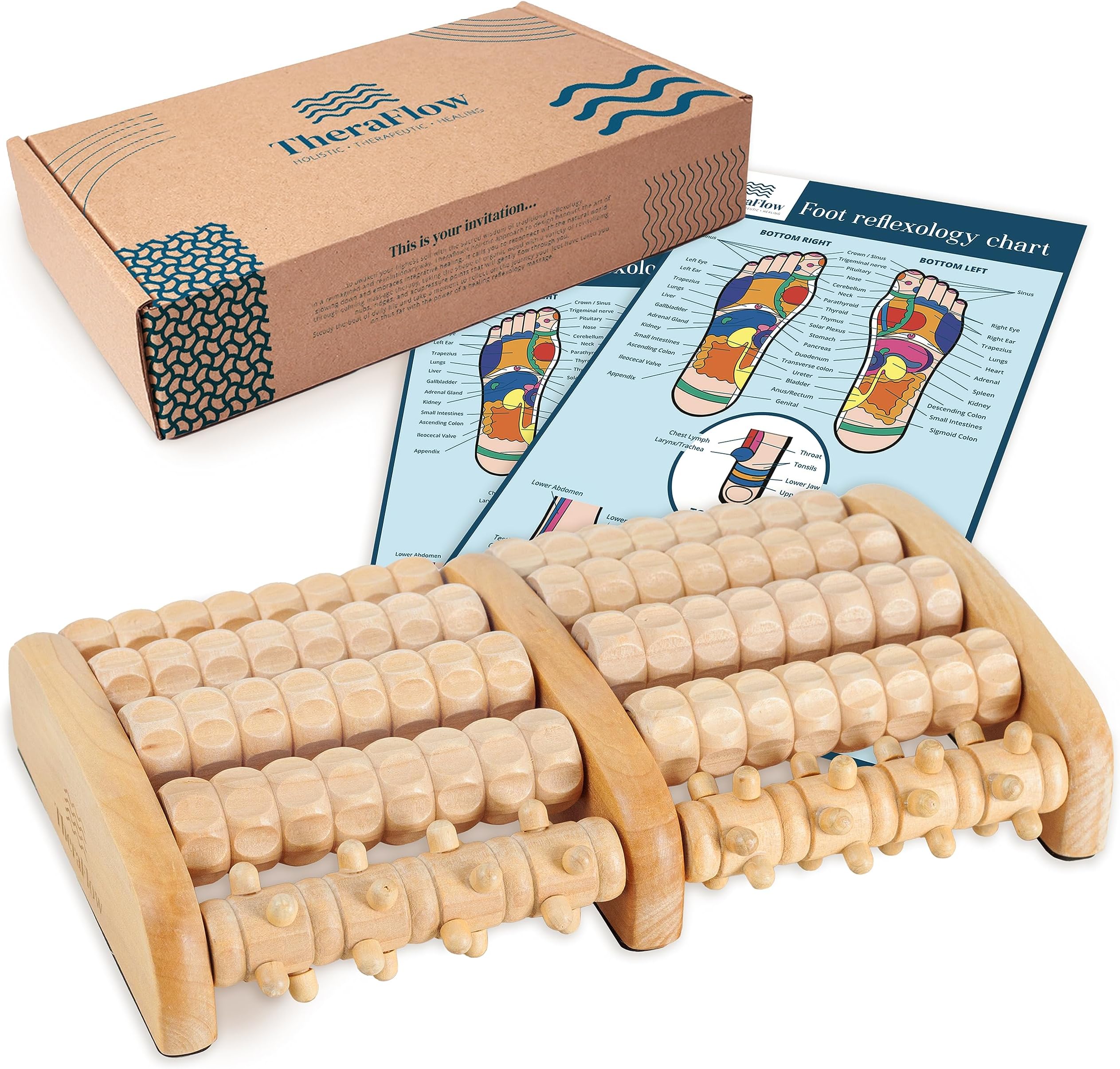 Soothera Wooden Ball Foot Massager Health & Household