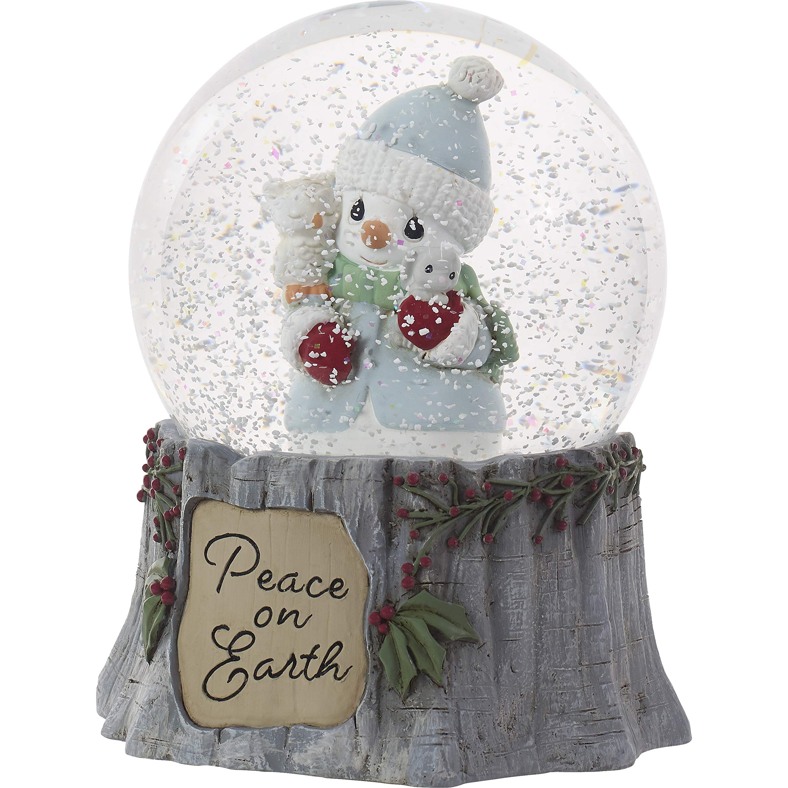 Boule à Neige Precious Moments Annual Angel - 12e édition - Musique Joy To The World - Résine Et Verre