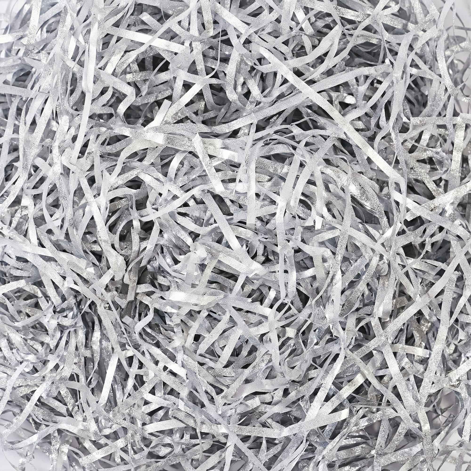 LJY Glitter Raffia Paper Shreds, 100g Crinkle Cut Filler for Gift Wrapping, Basket Filling, Wedding Decorations, Party Supplies, and DIY Crafts