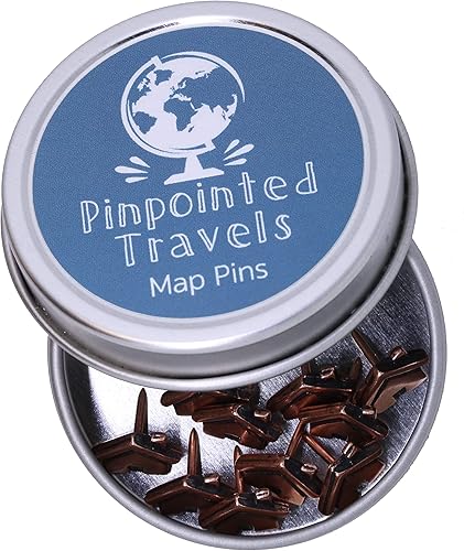 Miniatura 4 de Pines de mapa de la casa - Acabado en cobre