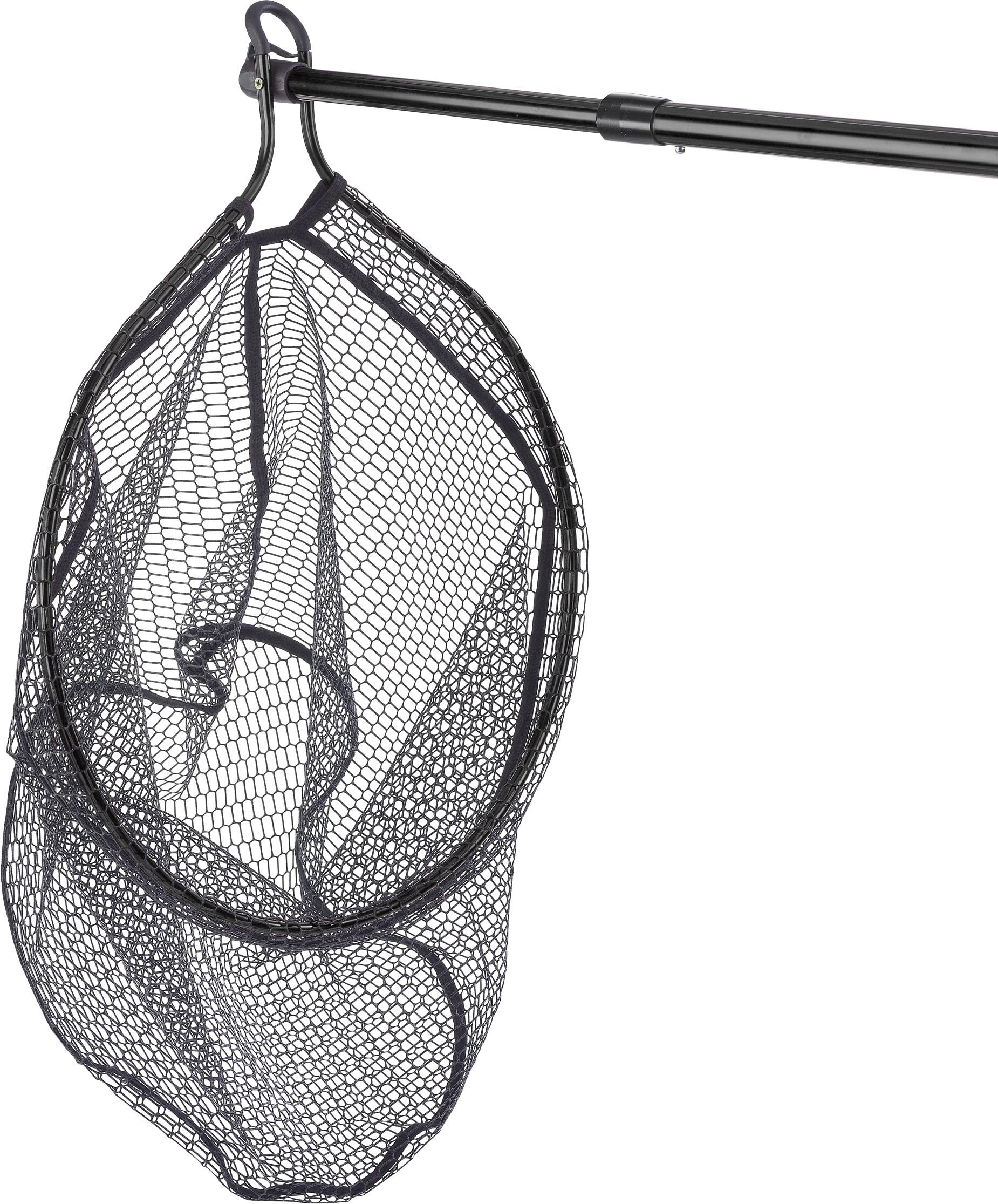 Balzer Shirasu Shot Net L Spinnfischer Kescher, schwarz
