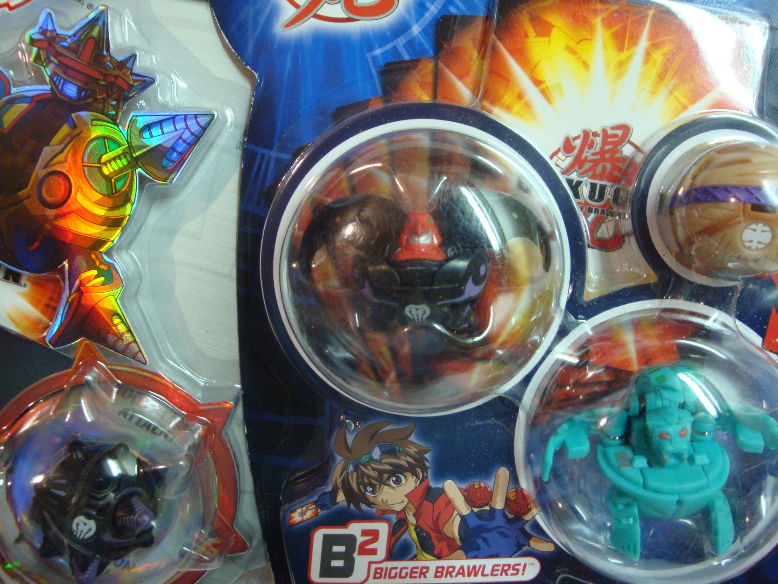 Bakugan Awesome Brawler Team Bakupearl Darkus Ravenoid Ventus Blade Tigrerra Subterra Marble Darkus 