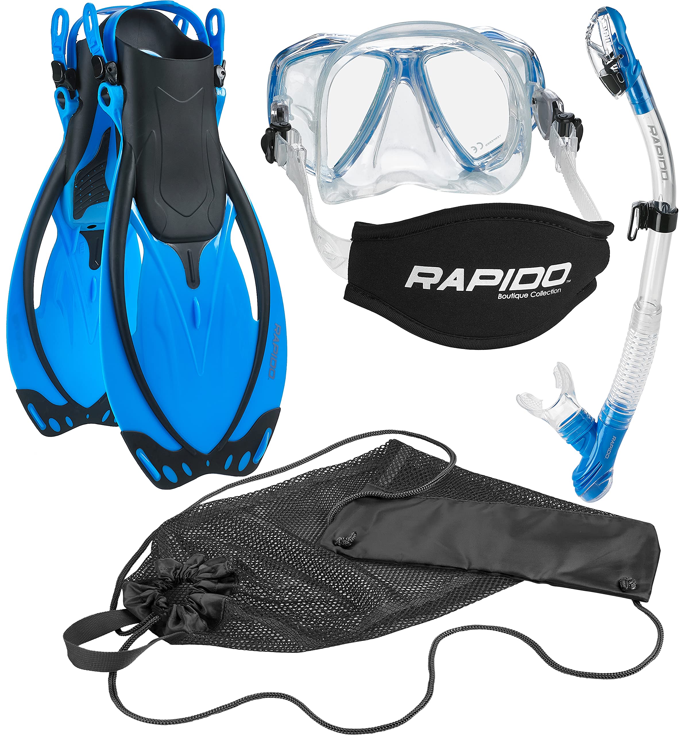 Acquista Pinne da nuoto per snorkeling corte per adulti WHALE con tacco regolabile per sport acquatici in Italia a partire da 31