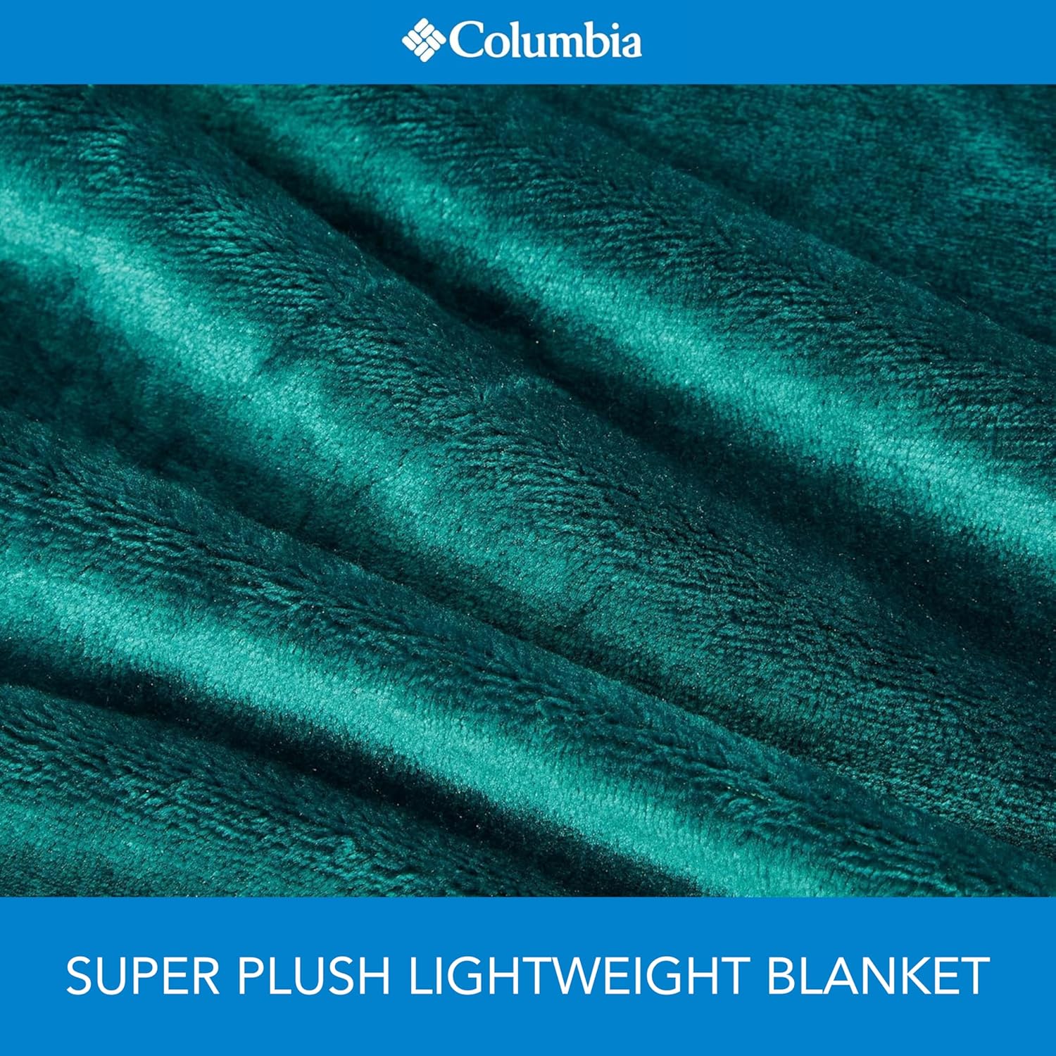 Columbia 50" x 60" Super Plush Lightweight Throw Blanket - Outdoor Essentials for Camping, Picnics, and Adventures, Soft and Cozy Home Essentials for Bed and Living Room - Night Wave - Image 4