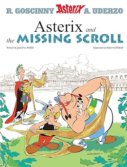 Asterix Asterix and The Missing Scroll Album 36 Kapak de i ebilir