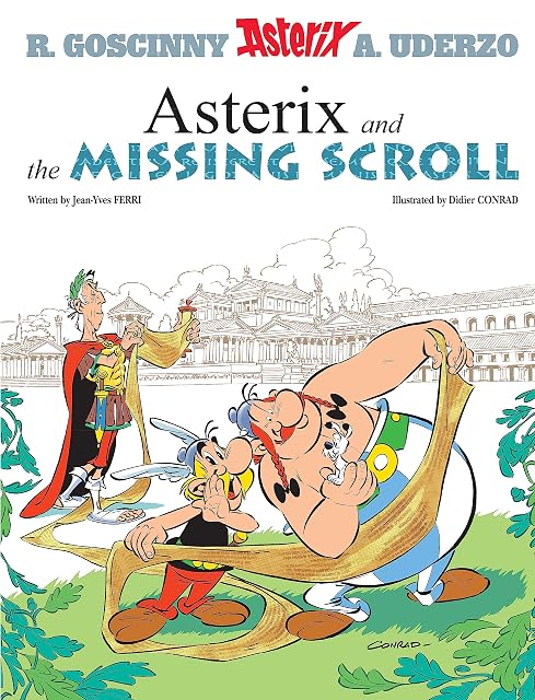 Portada de Asterix and the missing scroll