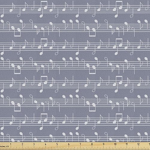 Vista 77 de Ambesonne Tela oriental por The Yard, patrón de Oriente Medio Feliz Año Nuevo en letras hebreas Manzana Granada, tela de microfibra para artes