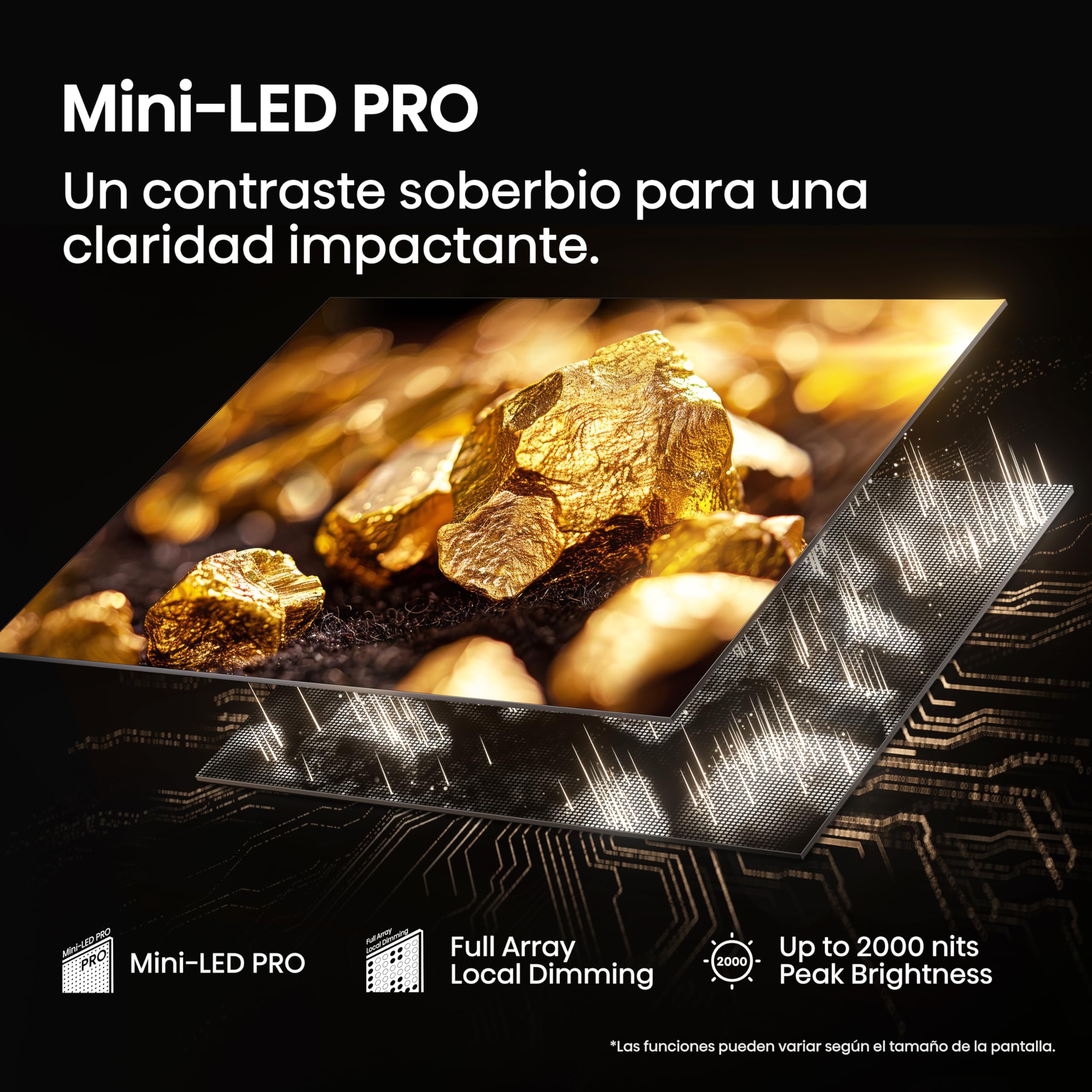 Hisense 100U70Q Pro - Mini LED Pro Smart TV 100 Pulgadas, Procesador Hi-View IA Pro, Modo Juego Ultra de 165Hz, Full Array Local Dimming, Sonido 2.1.2, Dolby Vision IQ, Dolby Atmos, Antireflejos
