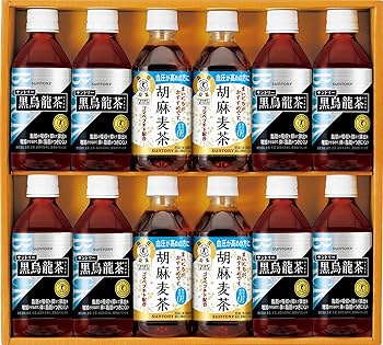 ■黒烏龍茶24本■胡麻麦茶24本　計48本セット □黒烏龍茶24本□胡麻麦茶24本 計48本セット 送料込]