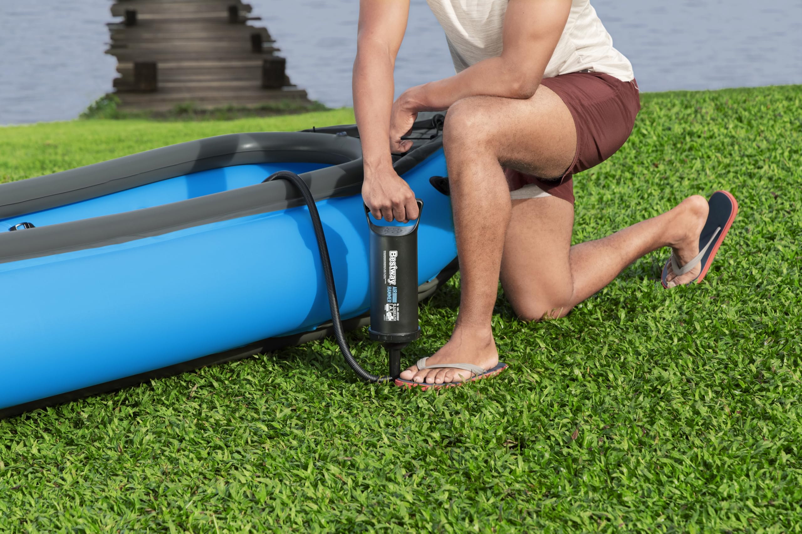 Bestway Hydro-Force Cove Champion X2 Kayak Inflable 2 Plazas con Bomba y Accesorios