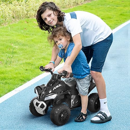 Miniatura 2 de Aosom Ride on Toy - Cuatrimoto infantil impulsada por los pies del niño motocicleta de juguete para niños y niñas pequeños de 18 a 36 meses Con