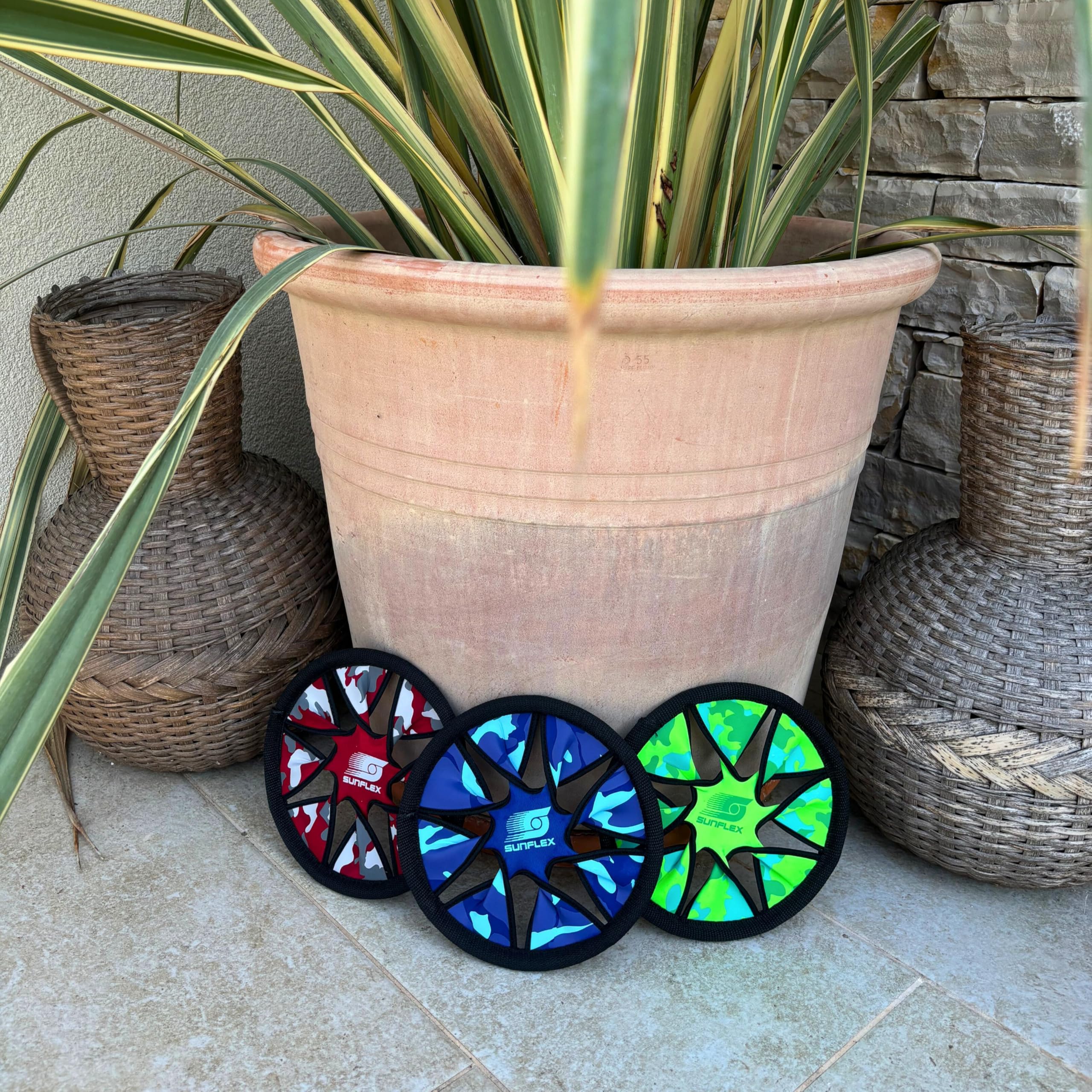 Sunflex Wurfscheibe Neptun - 20cm Weiche Flugscheibe Für Strand & Park