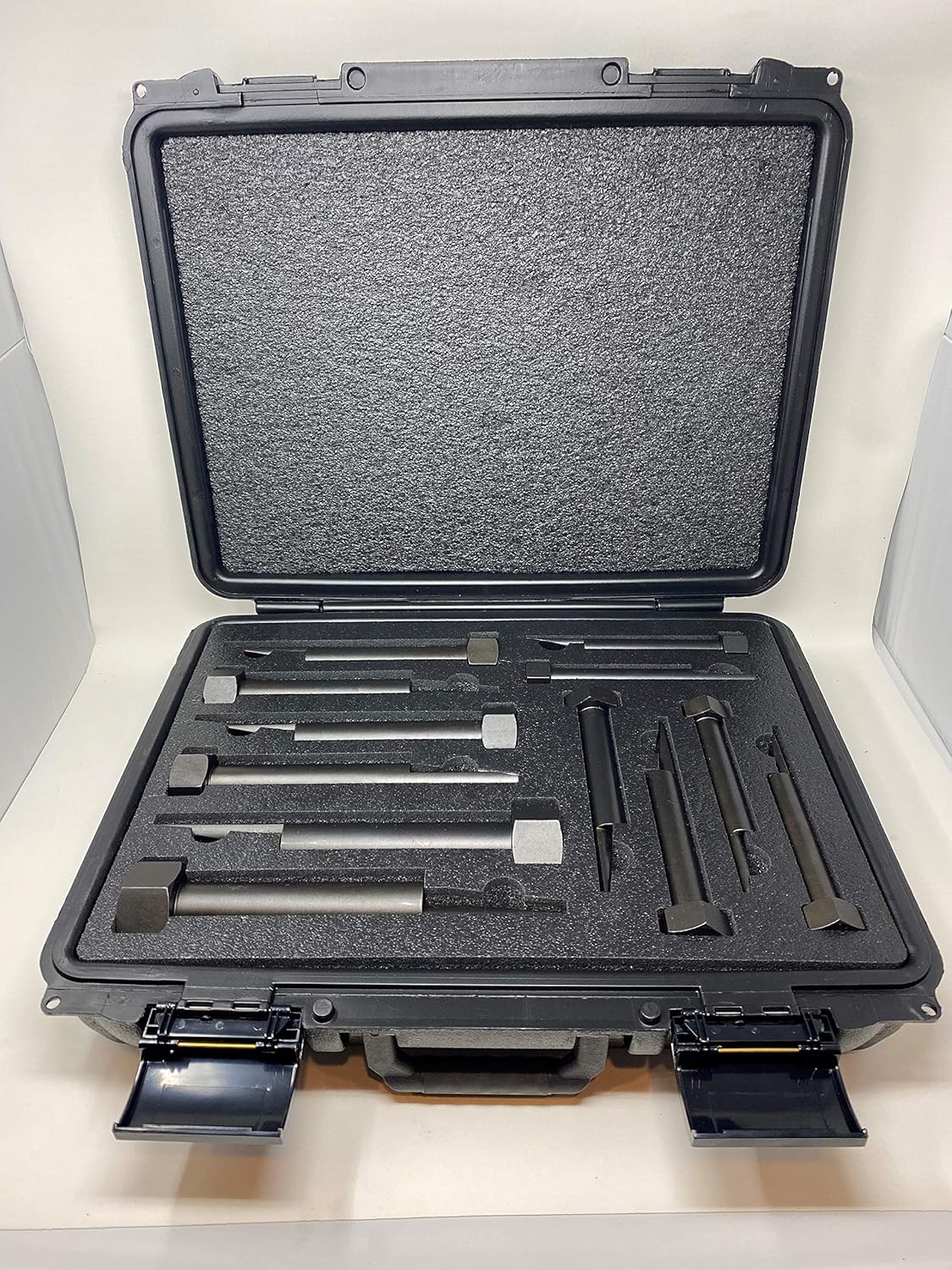 Titan ExtraLong Flange Alignment Pins with Case, Set Comes with Two of Sizes 3/4” 13/8