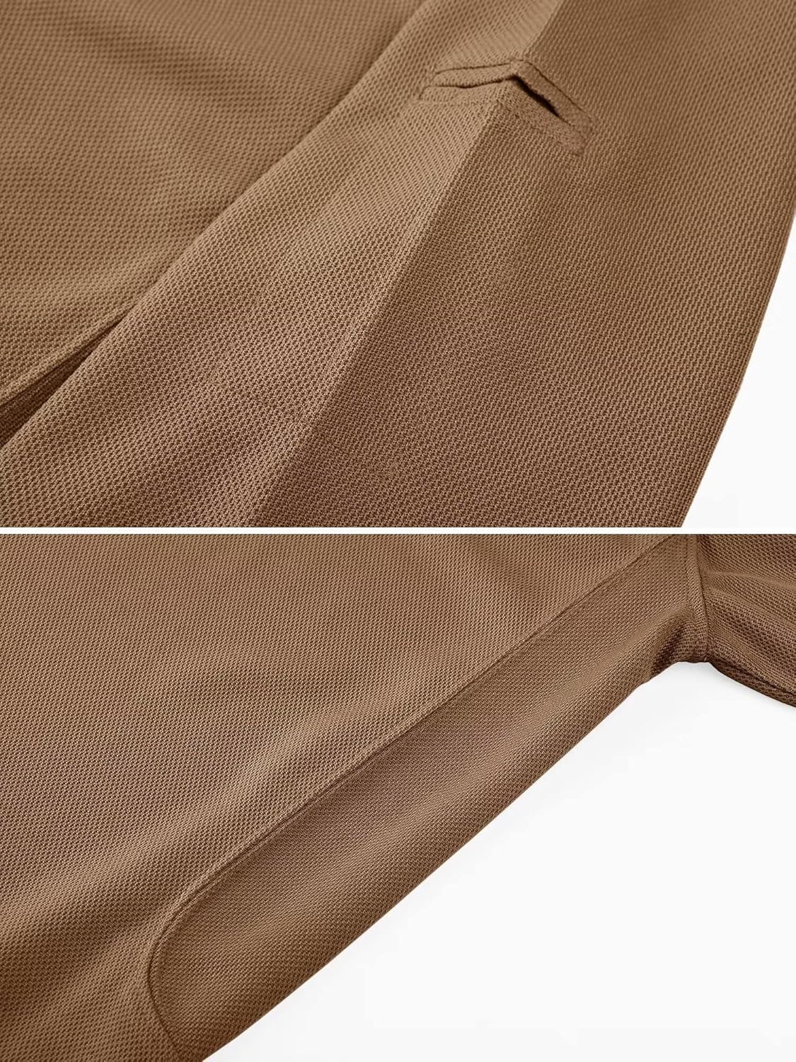 MAGCOMSEN Men's Polo Shirt Quick Dry Performance Short Sleeve Tactical Shirts Pique Jersey Golf Shirt - Image 2