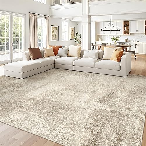 Miniatura 27 de zesthome Alfombras de 8 x 10 pulgadas para sala de estar, alfombra lavable con respaldo antideslizante, alfombra de área moderna abstracta,