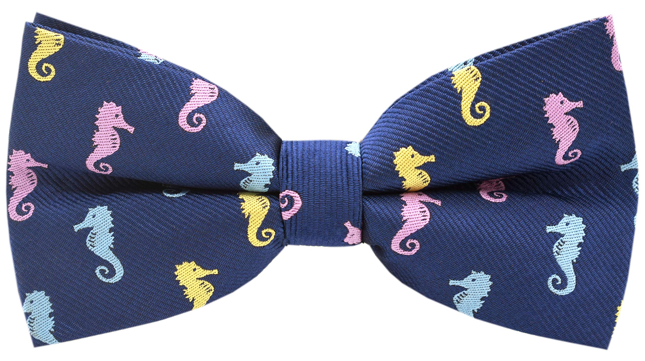 Mens Bow Tie Handmade Pre-Tied Fun Pattern Bow Ties for Men