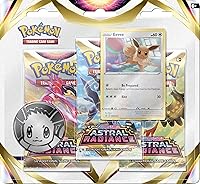 Vista 2 de Pokémon TCG Espada y Escudo Resplandor Astral de Tres Refuerzos Blister