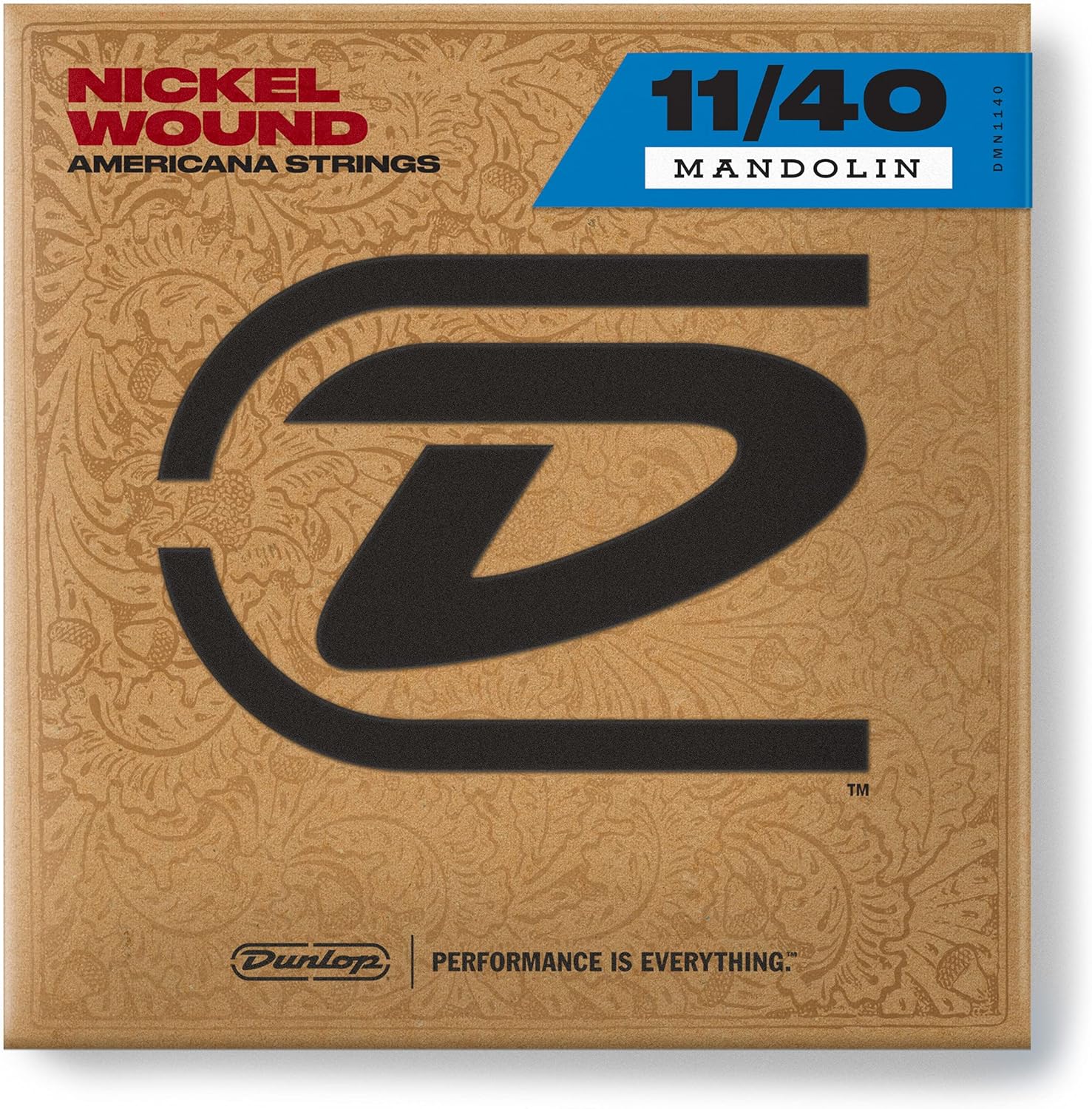 Dunlop DMN11408 Nickel Plated Steel Medium Mandolin String, Set of 8