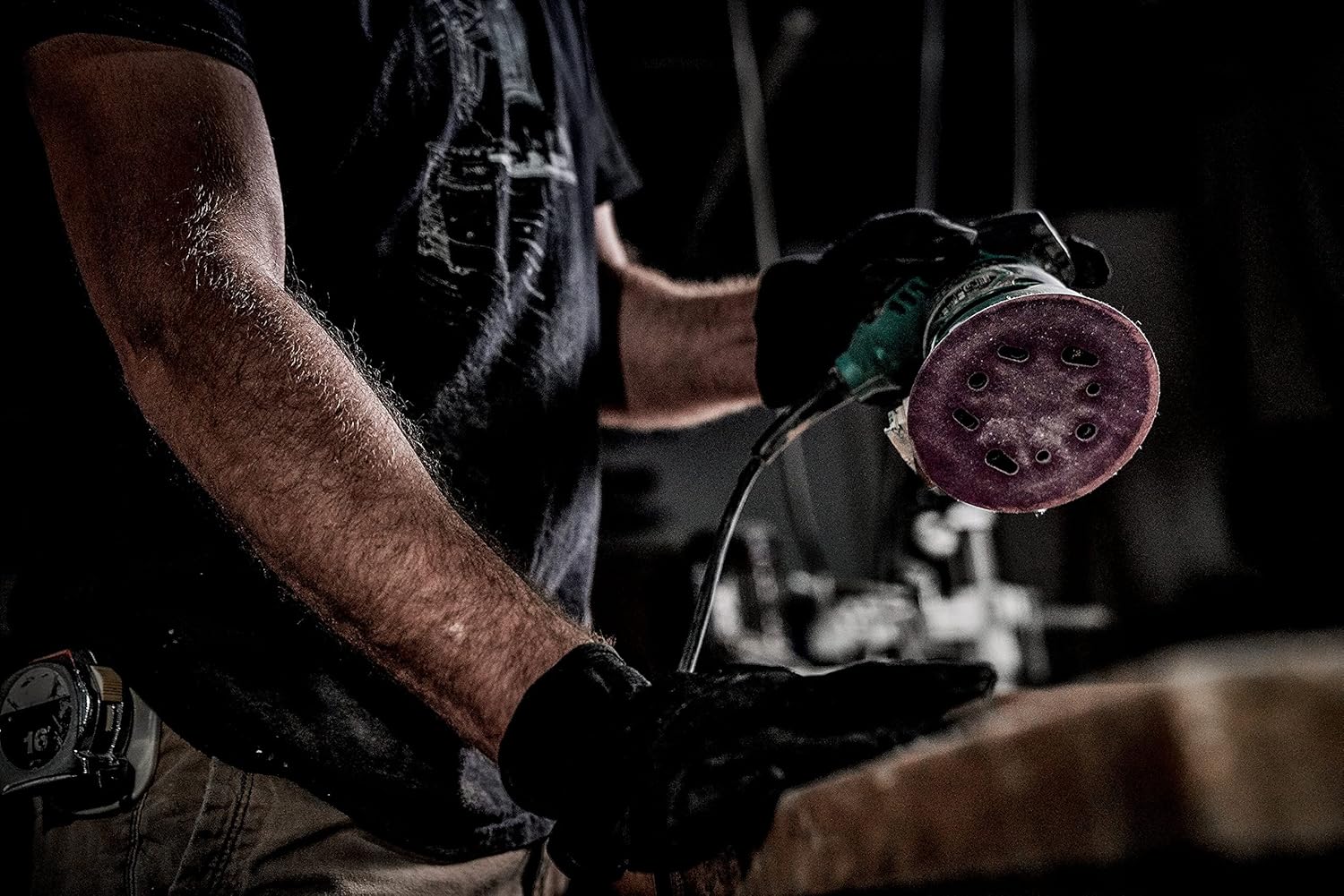 3M Ultra Durable 5 Inch Sanding Discs - 320 Grit 10 Pack With Universal Hole