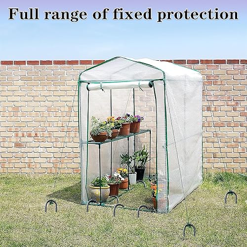 Miniatura 4 de Guyuewey Estacas de barra de refuerzo para cama elástica para suelo, estacas de tienda de campaña resistentes, 6 estacas de 12 pulgadas para