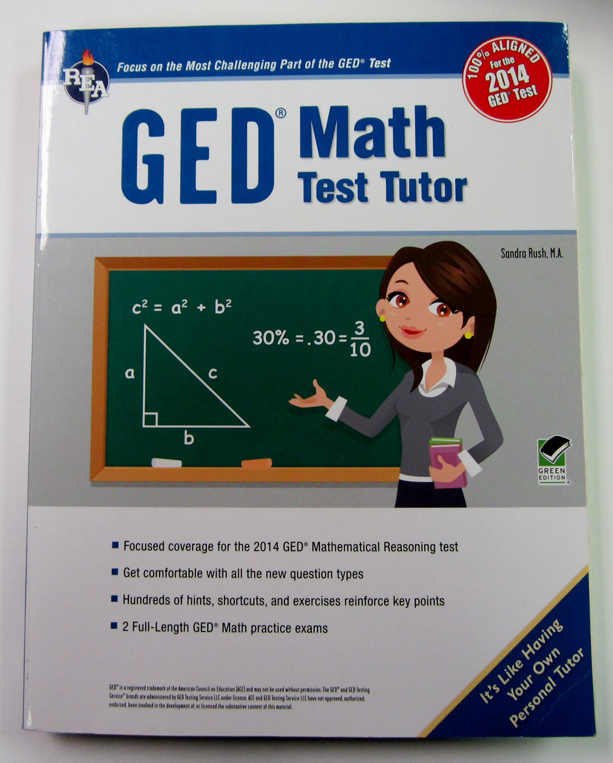 GED® Math Test Tutor, For the 2014 GED® Test (GED® Test Preparation) 1st Edition