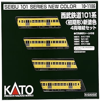 Amazon | KATO Nゲージ 西武鉄道 101系 初期形 新塗色 増結 4両