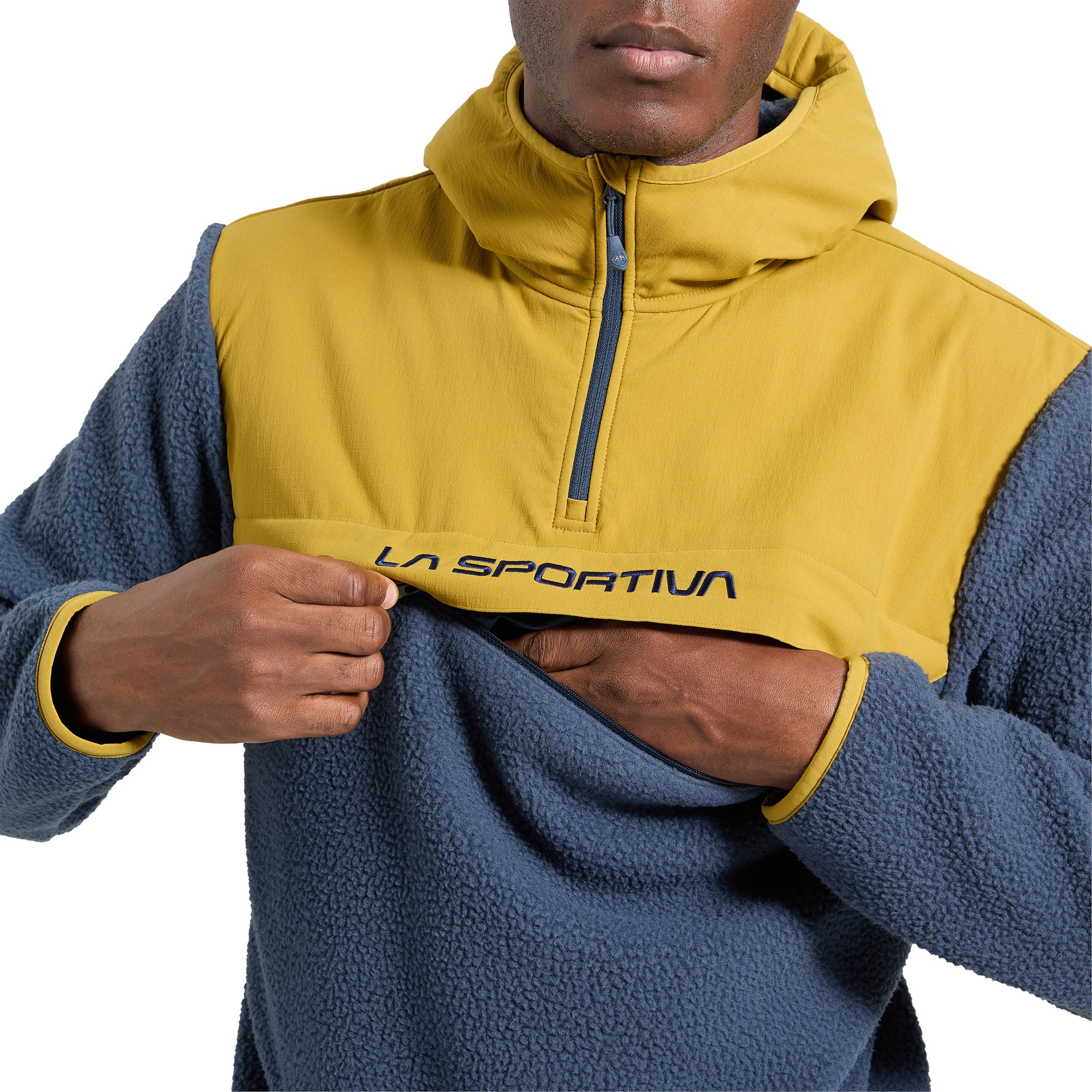 LA SPORTIVA Herren Kapuzenpullover Hoodie Fleecepullover Guidance Sherpa Hoody
