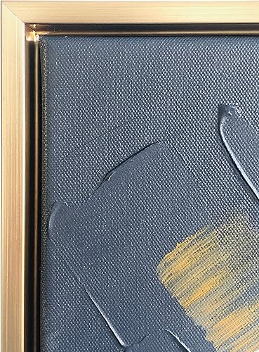 Miniatura 4 de Wieco Art Arte de pared enmarcado, pinturas al óleo florales de baile matutino, arte de pared, arte de pared moderno, gracia, flores abstractas,